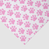 Polka Dot Paw Prints Tissuepapier (Detail)