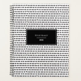 Polka Dot Personalized Planner