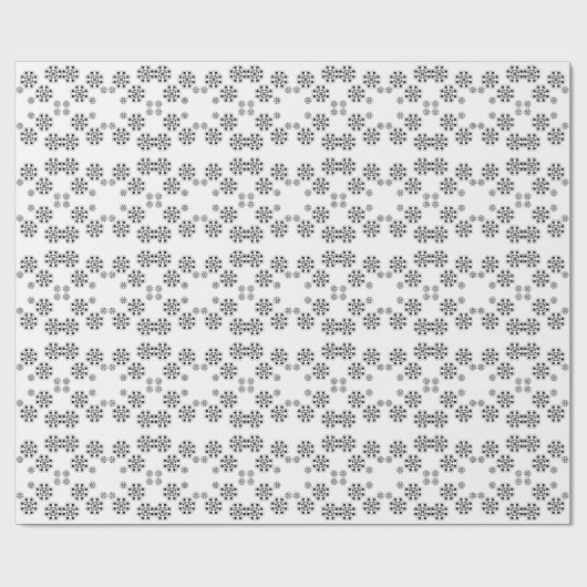 Polka Dot Petals Pattern Cadeaupapier (Vlak)