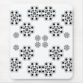 Polka Dot Petals Pattern Muismat