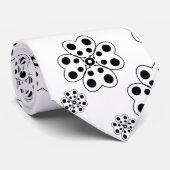 Polka Dot Petals Pattern Stropdas (Opgerold)