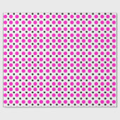 Polka Dot Pink Cadeaupapier (Vlak)