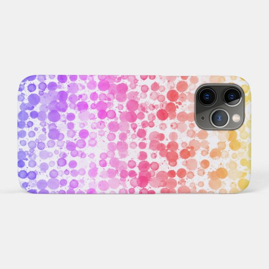 Polka Dot Pixly Case-Mate iPhone Case (Achterkant (horizontaal))