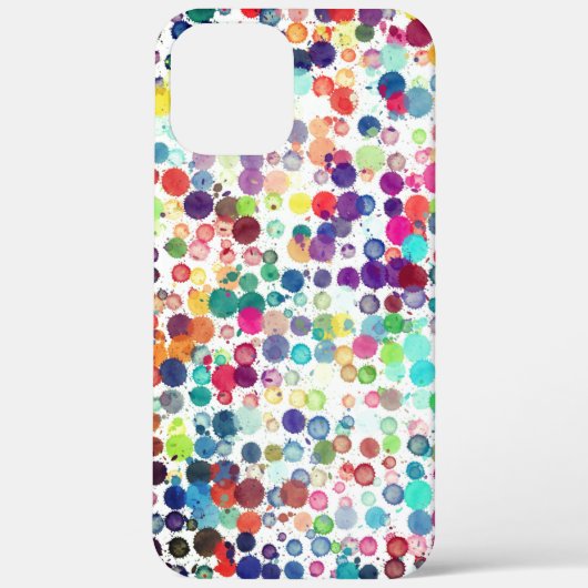 Polka Dot Pixly Hoesje-Mate iPhone Case (Achterkant)