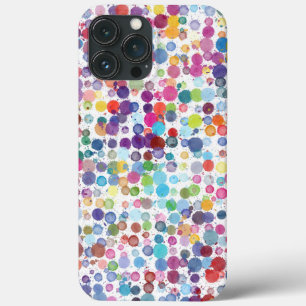 Polka Dot Pixly-telefoontas iPhone 13 Pro Max Hoesje