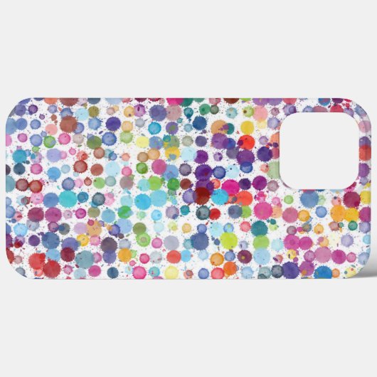 Polka Dot Pixly-telefoontas Case-Mate iPhone Case (Achterkant (horizontaal))