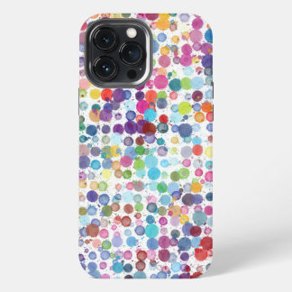 Polka Dot Pixly-telefoontas iPhone 13 Pro Max Hoesje