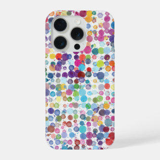 Polka Dot Pixly-telefoontas iPhone 15 Pro Hoesje