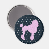 polka dot poedel magneet (Voorkant / Achterkant)