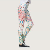 Polka dot regenboog patroon leggings (Rechts)