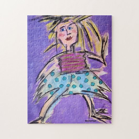 "Polka Dot Rok" Puzzel Legpuzzel (Verticaal)