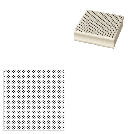 Polka Dot Screen Texture Rubberstempel (Gestempeld)