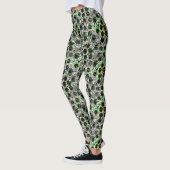 Polka Dot Scribbles Print Leggings (Links)