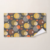 Polka Dot Stripe Pattern Bad Handdoek (Handdoek)