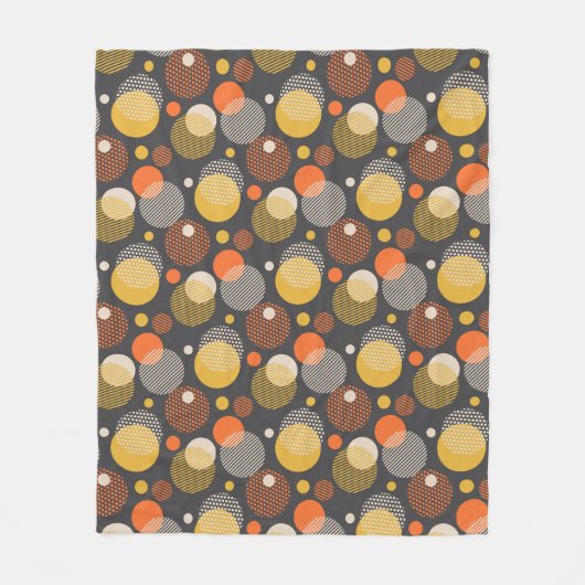 Polka Dot Stripe Pattern Fleece Deken (Voorkant)