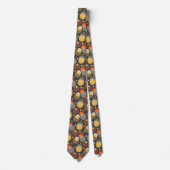Polka Dot Stripe Pattern Stropdas (Voorkant)