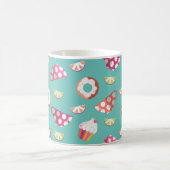 Polka Dot Tasses Gâteaux Donuts Citrons Pamplemous (Centre)