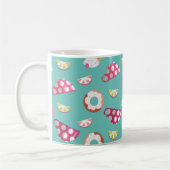 Polka Dot Tasses Gâteaux Donuts Citrons Pamplemous (Gauche)