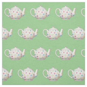 Polka Dot Tea Pot Stof