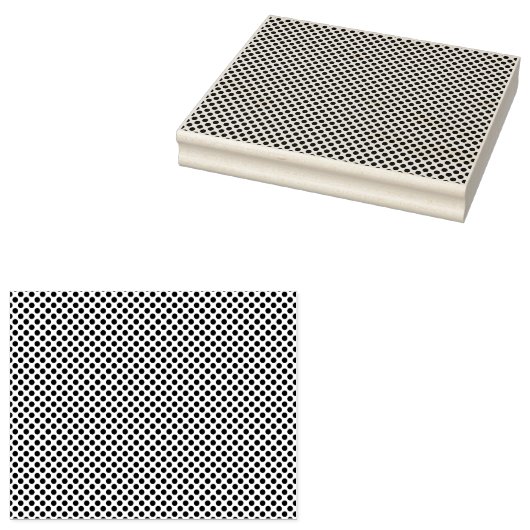 Polka Dot Texture Rubber Art Stamp Rubberstempel (Gestempeld)