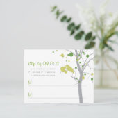 Polka Dot Tree met Tortelduifjes RSVP (Staand voorkant)