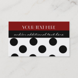 Polka Dot Visitekaartje