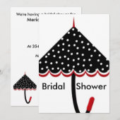 Polka Dot Vrijgezellenfeest Kaart (Voorkant / Achterkant)