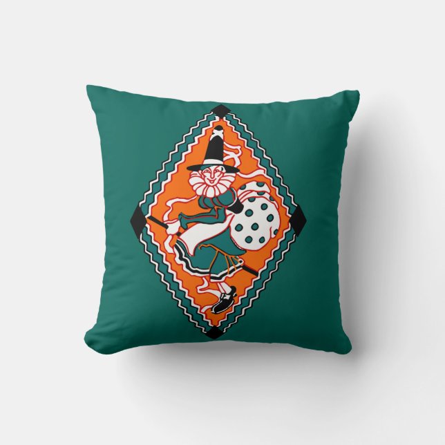  Polka Dot Witch | vierkant Sierkussen (Voorkant)
