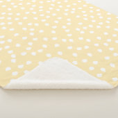 Polka Dot Wrapping Paper Baby Yellow Sherpa Deken (3/4)