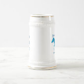 Polka Dot Zebra English Pub - Blue Bierpul (Center)