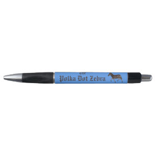 Polka Dot Zebra English Pub Pen
