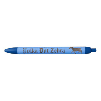 Polka Dot Zebra English Pub Zwarte Inkt Pen