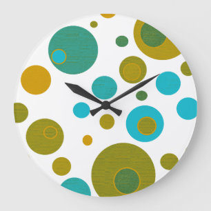 Polka Dots Acrylic Wall klok