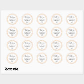 Polka Dots Afstuderen Ronde Sticker (Vel)