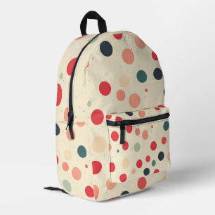 Polka Dots Bedrukte Rugzak