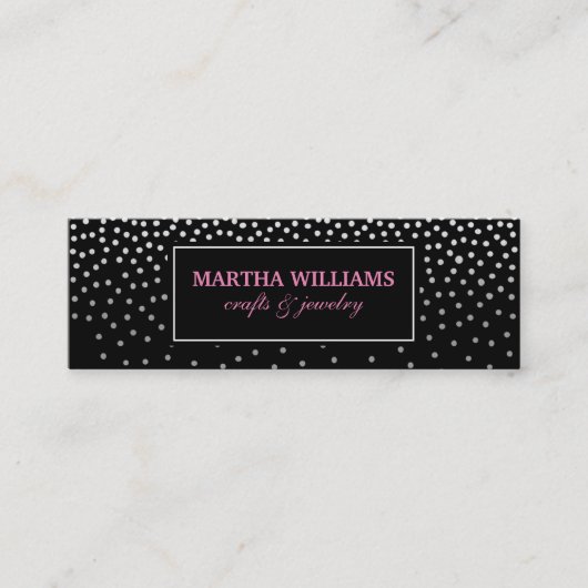 Polka Dots Black White Label (Voorkant)