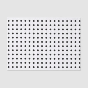 Polka Dots Black & White Transparant-weefselpapier Tissuepapier