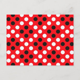 Polka dots briefkaart