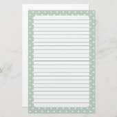 Polka Dots Briefpapier (Voorkant / Achterkant)