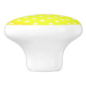 Polka Dots Ceramic Knob. Keramische Knop (Zijkant)