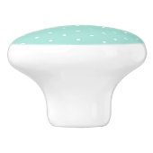 Polka Dots Ceramic Knob. Keramische Knop (Zijkant)