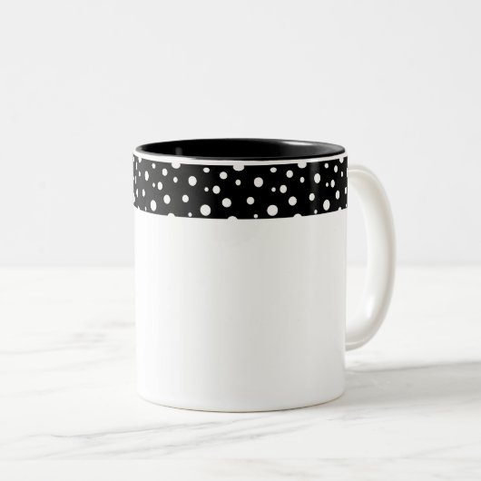 Polka Dots Coffee Mok (Voorkant rechts)