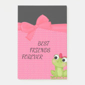 Polka Dots, Cute Froggy-Motivatie bericht Post-it® Notes (Voorkant)