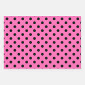 Polka Dots Dotted DIY Patroon & Achtergrond Kleure Inpakpapier Vel (Voorkant 3)