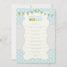 Polka Dots en Chevron - Vereist voor Baby Kaart