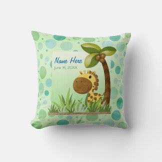 Polka Dots Giraffe Keepsake Kussen