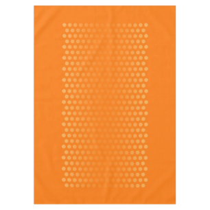 Polka Dots gradients oranje + jouw ideeën Tafelkleed