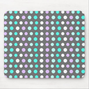 Polka Dots - Gray Mousepad Muismat