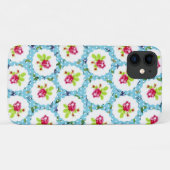  Polka Dots Greenery Red Rose Flowers Case-Mate iPhone Case (Achterkant (horizontaal))