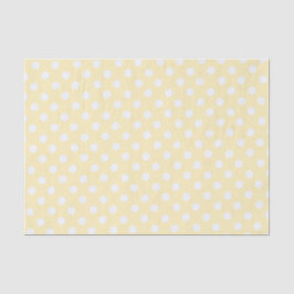 polka dots in butter  yellow tissuepapier